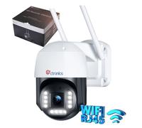 Ctronics 4K Caméra Surveillance Extérieure, WiFi 2,4/5Ghz, Détection Humaine/Véhicule et Suivi Auto, Carte TF et Cloud
