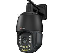 Ctronics 4K Caméra Surveillance WiFi Extérieure, Zoom Optique 3D 30×, Vision Nocturne 180 m, Détection IA Intelligente & Suivi Auto, 60 Préréglages, 5G/2.4GHz WiFi, PC/App, FTP/NVR, 256GB TF/Cloud