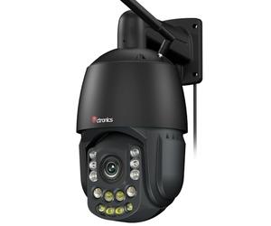 Ctronics 4K Caméra Surveillance WiFi Extérieure, Zoom Optique 3D 30×, Vision Nocturne 180 m, Détection IA Intelligente & Suivi Auto, 60 Préréglages, 5G/2.4GHz WiFi, PC/App, FTP/NVR, 256GB TF/Cloud