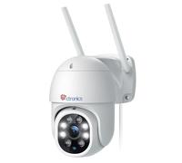 Ctronics 4MP Caméra Surveillance WiFi Extérieure 2.4/5Ghz WiFi PTZ Caméra IP Vision Nocturne Couleur Détection Humaine Suivi Automatique Audio Bidirectionnel Étanche IP66