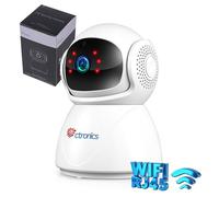 Ctronics 5MP Caméra Surveillance Intérieur WiFi 2.4/5Ghz 360° PTZ Détection Humaine Mouvement Suivi Auto Vision Nocturne 20M