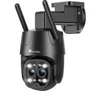 Ctronics Caméra de sécurité, résolution 4MP, panoramique 355° & inclinaison 90°, WIFI 4MP Pas de carte-a