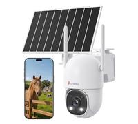 Ctronics Caméra de Surveillance Suivi Auto 30m, 24/7 AOV Solaire 4G