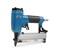 CTS P630C 23GA agrafeuse pneumatique sans tête pour meubles et bois | Sécurité avec verrouillage, 3000 clous zingués sans tête inclus, adapté pour 12-30mm, pour meubles et travail du bois