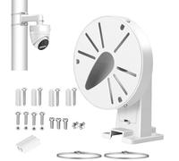 CTXSumTec Support de montage vertical pour caméra de sécurité de 20,3 cm, en alliage d'aluminium, pour intérieur et extérieur, support mural de type L pour caméras de surveillance DaHua Hikvision Dome