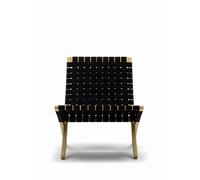 Cuba Chair Chaise vanneries noir chêne huilé Carl Hansen & Søn - 5714413932111