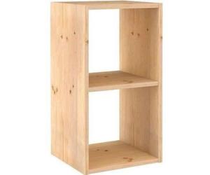 Cube 2 cases Dinamic - ASTIGARRAGA KIT LINE - Pin massif - Meuble de salon - Style campagne - 71x33x36 cm