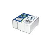 Cube 400 feuilles bloc notes blanc 10x10