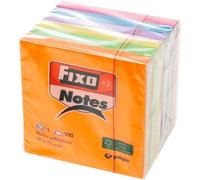 Cube 400 Notes Adhésives 51x51 Mm,Couleurs Fluo