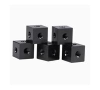 Cube anodisé en alliage d'aluminium M3 ~ M10, 5 pièces