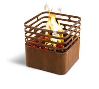CUBE Brasero acier corten