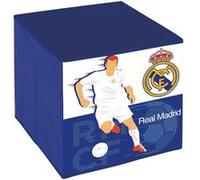 ARDITEX - Conteneur organisateur pliable Real Madrid C.F. de Licence Officielle - 31x31x31cm - Pour ranger jouets, vêtements et accessoires