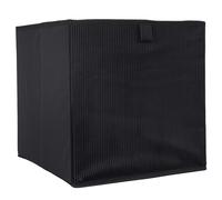 Cube de rangement décoratif 27 L collection VITALY 30x30x30 cm noir