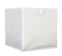 Cube de rangement décoratif 27 L collection WHITE 30x30x30 cm blanc