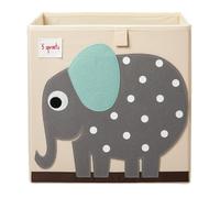 Cube de rangement eléphant