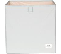 Cube de rangement en tissu recyclé Uni vert