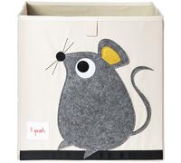 Cube de rangement jouets 3 Sprouts Souris Gris G