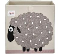 Cube de rangement jouets 3 Sprouts Mouton Multicolore G