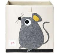 Cube de rangement jouets 3 Sprouts Souris Gris G