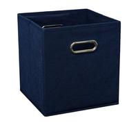 Cube de rangement pliable en tissu pour fichiers et dossiers, boîte de rangement décorative en lin pour fichiers de bureau, boîte de bureau avec couvercle avec dossiers suspendus, dossier suspendu,