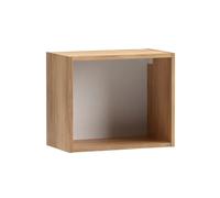Cube étagère coloris Beige/chêne Mauvella