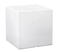 Cube lumineux tabouret filaire pour extérieur LED - LUMISKY - Carry W40 - Blanc - 10W - Hauteur 40cm