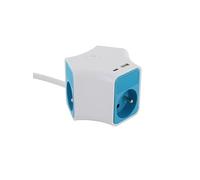 - Cube multiprise 1,5m - 3 prises 16A et USB