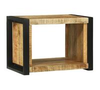vidaXL Cube mural Bois de mangue massif Marron 55 x 35 x 40 cm