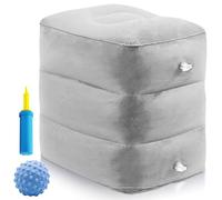 Cube pour disques intervertébraux gonflables, coussin de surélévation des jambes, cube de relaxation, cube de positionnement des niveaux, en mousse, coussin pour surélever les jambes, avec pompe à air