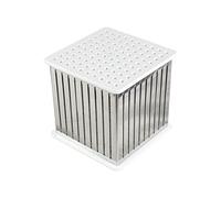 CUBE USINE SPIEDINI ARROSTICINI KEBAB BARBECUE COUCHES ASPIEDINS EN ACIER INOXYDABLE