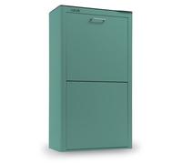 CUBEK - Poubelle / poubelle Système de tri des déchets 80L - 4x20L. En métal