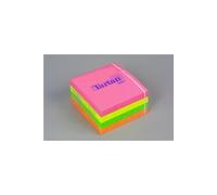 Bloc-notes repositionnable en forme cube, 76 x 76 mm