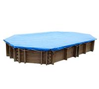 Gre Accessories Oval Pool Winter Cover Grenade Beige 521 x 422 cm