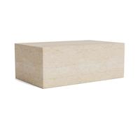 NORR11 Table basse Cubism large 80x50 cm Beige