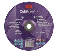 Cubitron à meuler et à tronçonner 3, 93395, 36+, T27, 230 mm x 3,8 mm x 22,23 mm, EN, 10/paquet