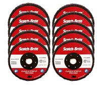 Cubitron II Scotch-Brite Clean and Strip XT Pro Disc, XO-DC, SiC Extra Gros, TN, Violet, 11,4 cm x 1,6 cm - 11, Lot de 10