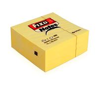 CUBO 400 NOTAS ADHESIVAS 76X76MM FIXO AMARILLO
