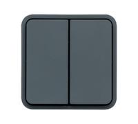 cubyko dble BP 1O/1F ass. gris HAGER WNA044