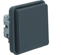 cubyko Prise 2P+T associable gris IP55 - HAGER WNA100