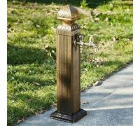CucCe Colonne d'arrosage d'extérieur Robinet d'eau extérieur de jardin colonne, fontaine résistante aux intempéries caractéristique bouche cour for le patio(65cm/26 in)