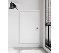 CucCe Porte d'accès à la plomberie Panneau d'accès blanc verrouillable, trappe de porte d'inspection murale, for sous-sol et garage domestique Grenier(40x70cm)
