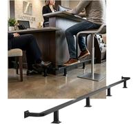 CucCe Repose-Pieds de Bar Kit de Repose-Pieds de Barre Moderne, Barres en Acier Inoxydable, Rails en métal, for Restaurant, Cuisine, café, bibliothèque
