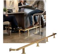 CucCe Repose-Pieds de Bar Kit de Repose-Pieds de Barre Moderne, Barres en Acier Inoxydable, Rails en métal, for Restaurant, Cuisine, café, bibliothèque