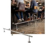 CucCe Repose-Pieds de Bar Kit de Repose-Pieds de Barre Moderne for intérieur et extérieur, Barres en Acier Inoxydable, for Cuisine, café, bibliothèque