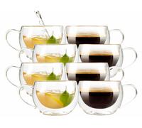 Cucina Dimodena 8 tasses double paroi - Café long ou thé