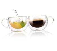 Cucina Dimodena 2 tasses double paroi - Café long ou Thé