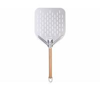 Cucina Dimodena Pelle à pizza perforée 30 cm en aluminium et bois