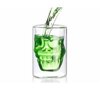Cucina Dimodena Verre à double paroi ''Tête de Mort'' - 40 cl