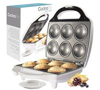 CucinaPro Mini Tarte et Quiche Maker Pie Baker cuisiniers 6 Petites tartes et Quiches en Minutes antiadhésif w cuisinière Coupe pâte Cercle pour Mesure de pâte Facile