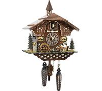 Cuckoo Palace Pendule à Coucou Quartz-Mouvement Chalet-Style 26cm
